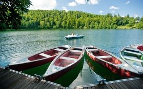 Gemündener Maar/Boote © GesundLand Vulkaneifel/Dominik Ketz